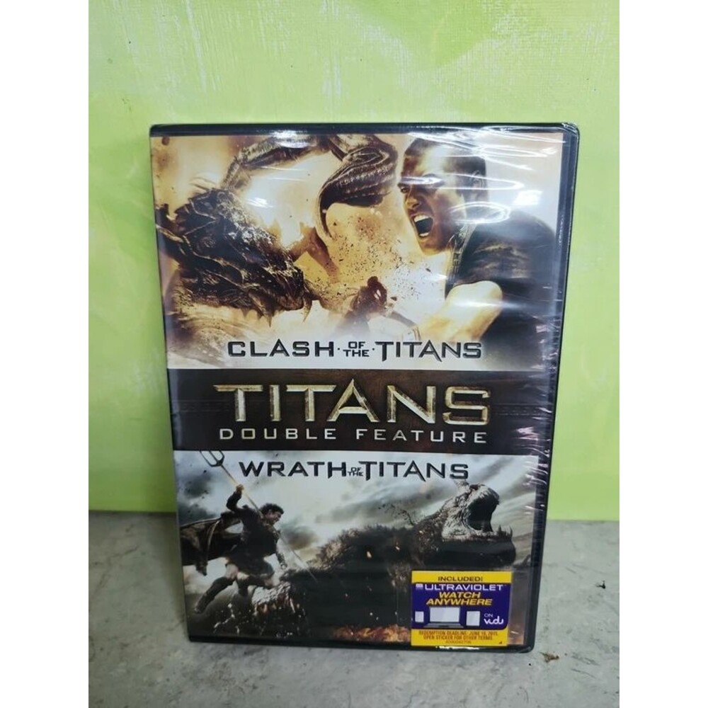 double DVD Clash of the Titans and Wrath of the Titans